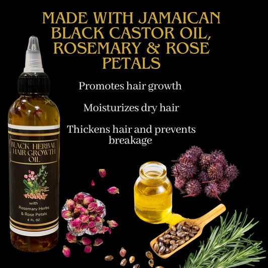 Black Herbal Hair Growth Oil